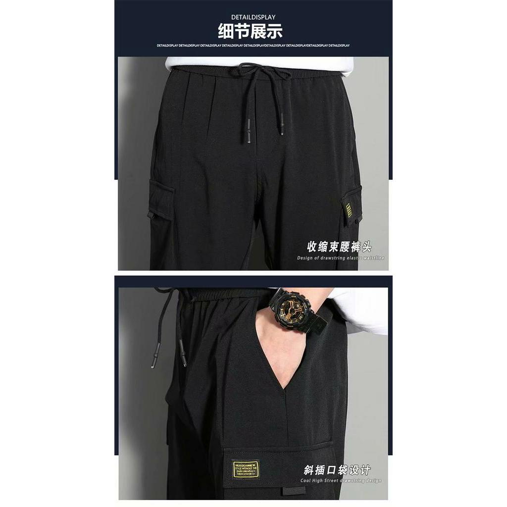 Quần dài nam S-5Xl thiết kế túi hộp cá tính thời trang có 3 màu