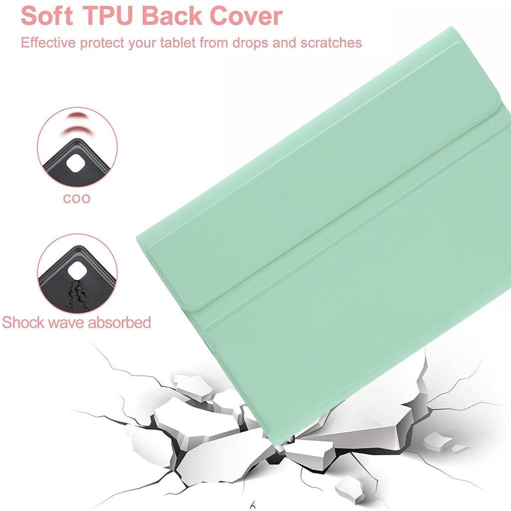 Bao Da Máy Tính Bảng Kèm Bàn Phím bluetooth Cho samsung galaxy tab s9 11 2023 tab s9 fe 2023 touchpad s9 tab a8 10.5 tab s8 / s7 s6 lite