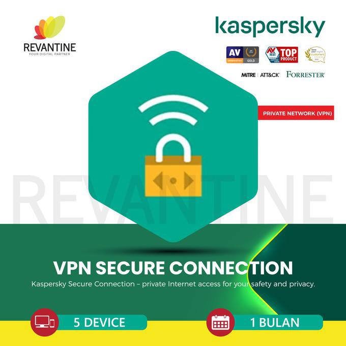 Đầu Nối Kaspersky Secure - 5 Thiết Bị 1 Tháng