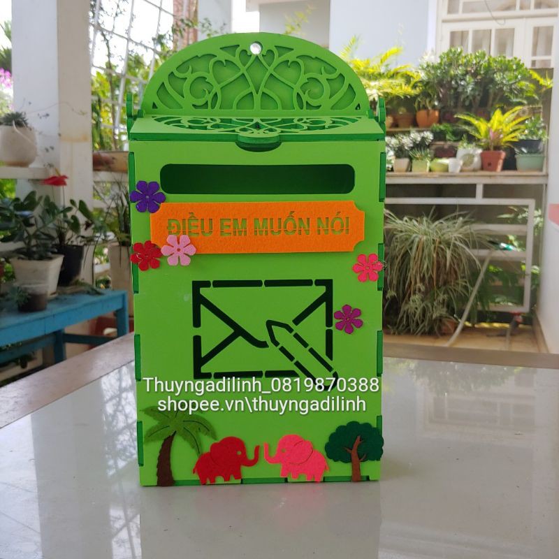 1 hộp thư điều em muốn nói ( 37x20x6cm)tiểu học