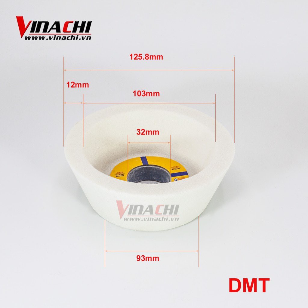 Đá mài lưỡi bào loại 1 - trắng 125mm