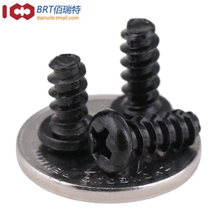 Ốc Vít Đầu Tròn Màu Đen Tự Cắt M2.6 M3M3.5 M4 cm Chuyên Dụng