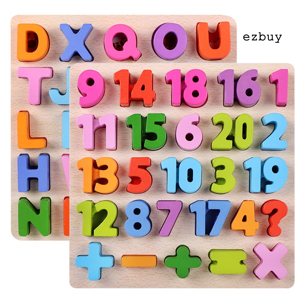 Đồ chơi trẻ em Xếp Hình Chữ Cái Abc Bằng Gỗ Cho Bé