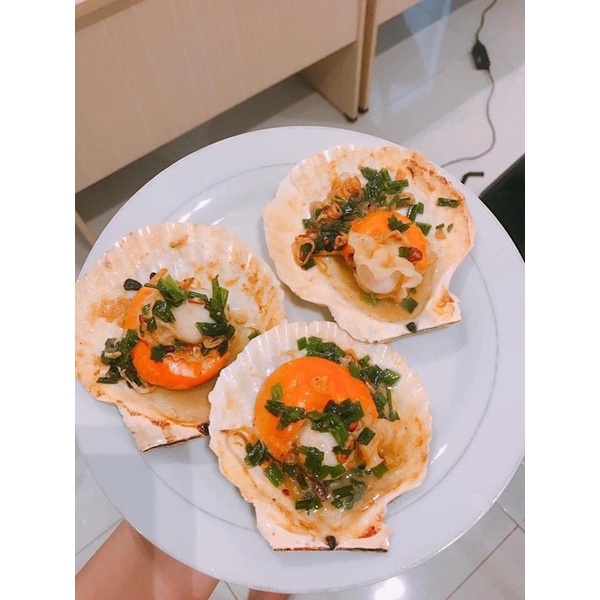 Giá sỉ 1kg Sò điệp Nhật Nửa mảnh