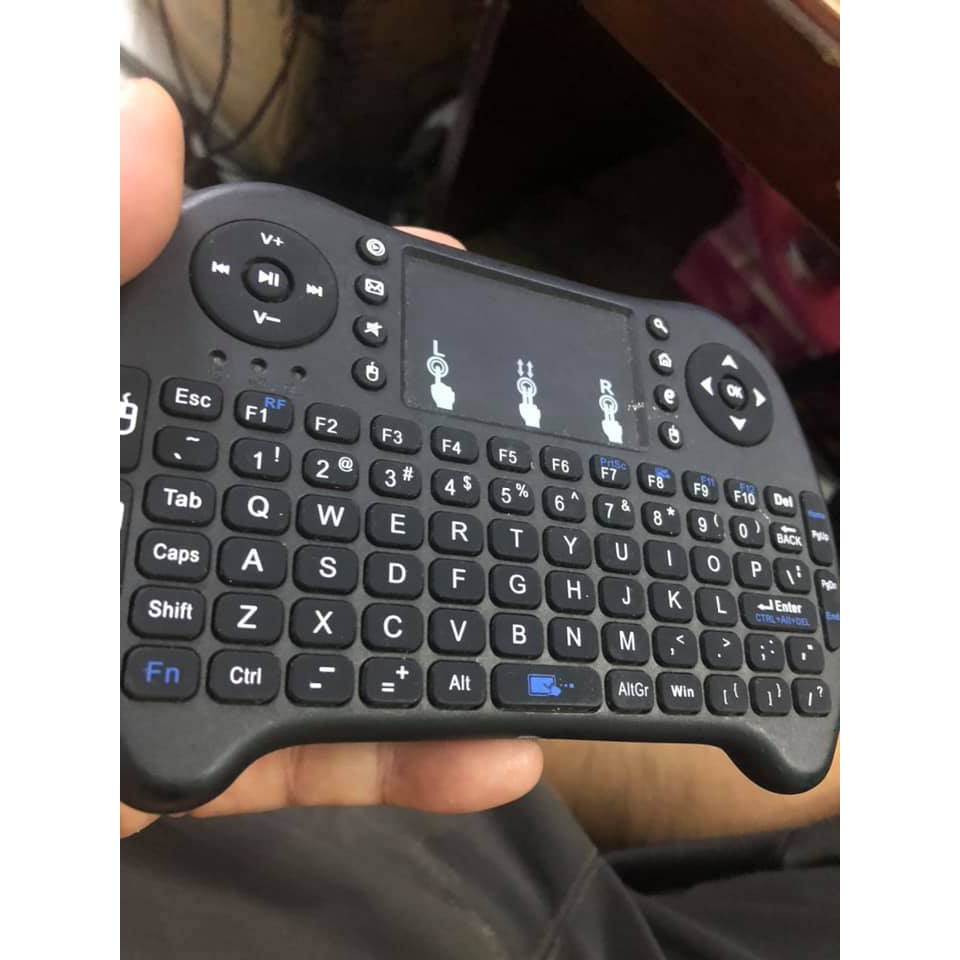 Bàn phím không dây mini sd cho tv android, boxtv, máy tính