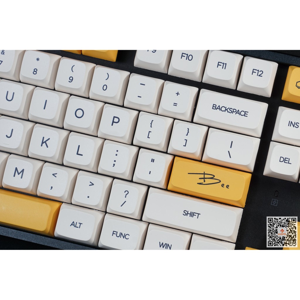 Keycap MILK HONEY BEE - profile XDA - keycap PBT - Dyesub - 140 nút cho bàn phím cơ Filco, Leopold, IKBC, Edra, keychron