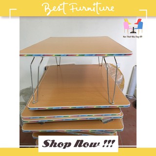 Bàn gấp học sinh sinh viên kích thước 50x70 cm chân gấp gọn giá rẻ
