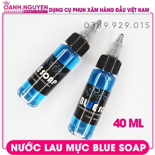 Blue Soap 40ml/ Nước Lau Mực Xăm Tạo Bọt