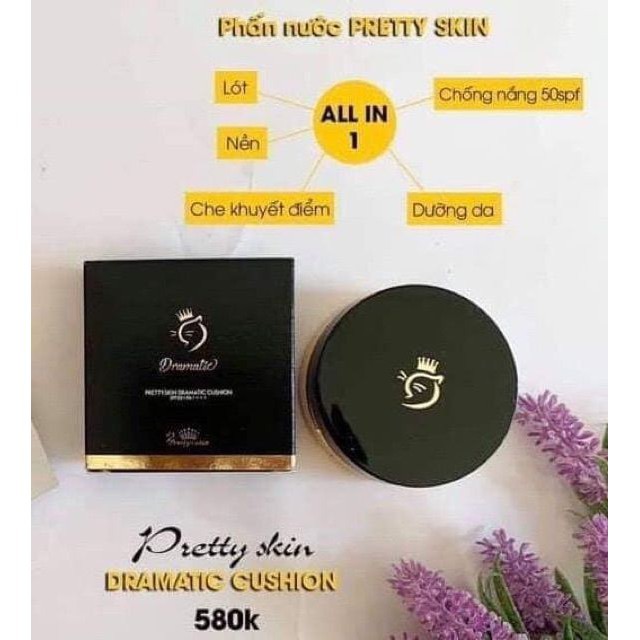 Flashsale    PHẤN NƯỚC CHE PHỦ MA THUẬT PRETTY SKIN HÀN QUỐC  [ Uy Tín+Chính Hãng+Date mới] (inbox giá sỉ tốt)