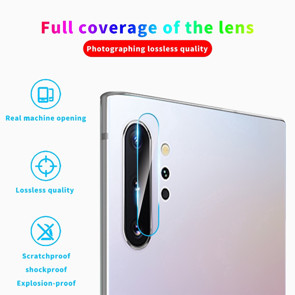 Set 2 cái miếng phim bảo vệ camera Samsung Galaxy Note 10 Pro S10 Plus S10e A70 A50 A40 A30 A20 A20E A10