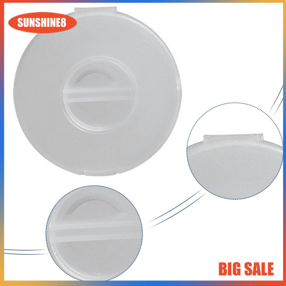 【SUN】Cable Winder Storage Box Portable Round USB Data Cord Line Holder Container
