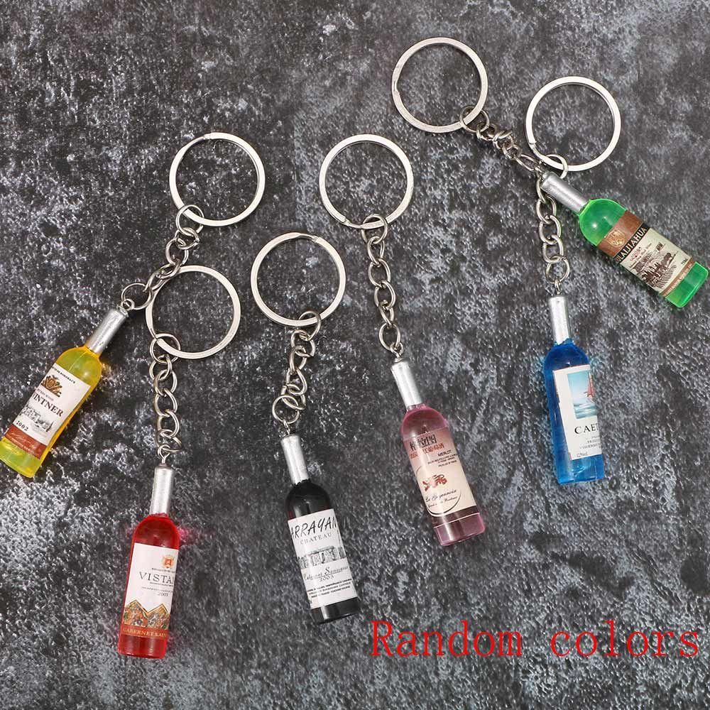 NICKOLAS Móc Khóa Resin Hình Chai Rượu Vang Điện Thoại
