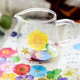 Bộ 40 sticker hoa trang trí
