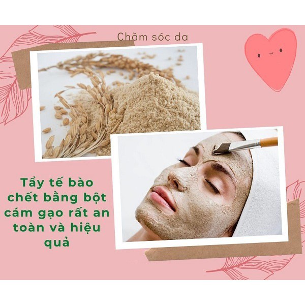 1 Kg Bột cám gạo nguyên chất làm trắng da,tẩy dây chết,giảm mụn vết thâm nám | BigBuy360 - bigbuy360.vn