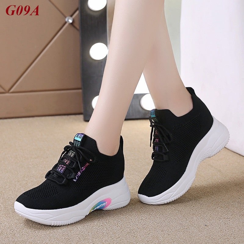 Giày thể thao sneaker cao cấp tôn dáng độn đế nâng chiều cao siêu đẹp phong cách thời thượng hợp thời trang G09C