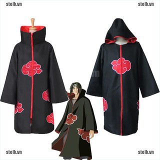 Áo Choàng Cosplay Akatsuki Itachi Cao Cấp