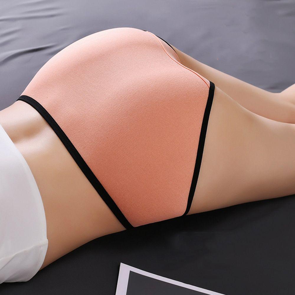 Quần Lót Ren Không Đường May Màu Ngà Đáng Yêu Cho Nữ