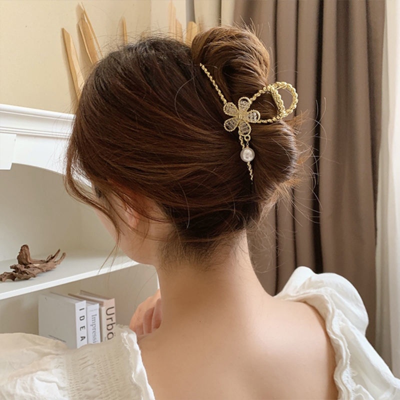 Kẹp tóc hình hoa cỡ lớn 2022 thời trang xuân hè cho nữ