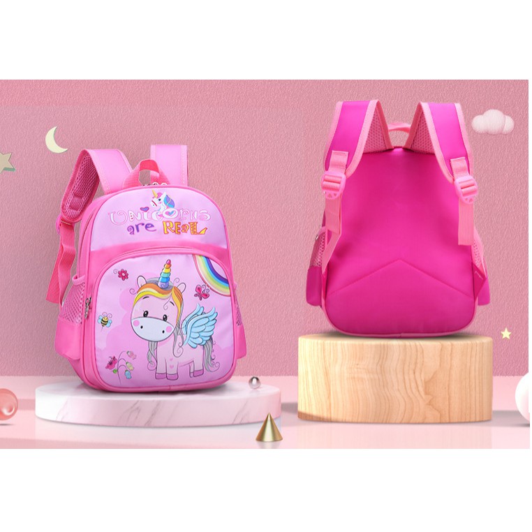Balo Pony bé gái mẫu giáo 1-5 tuổi - Cặp bé gái mẫu giáo mầm non