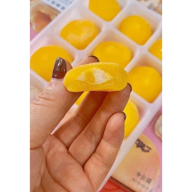 BÁNH MOCHI NHÂN KEM LẠNH HOA QUẢ SIÊU DẺO NGON