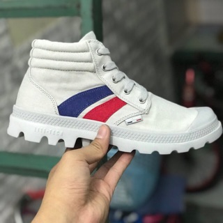 Giày palladium Pampa lite low cuff chính hãng giá rẻ, giày palladium, giày cổ cao, giày dây buộc, giày real