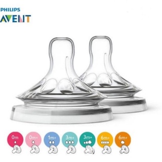 Núm thay thế bình Avent cổ rộng natural