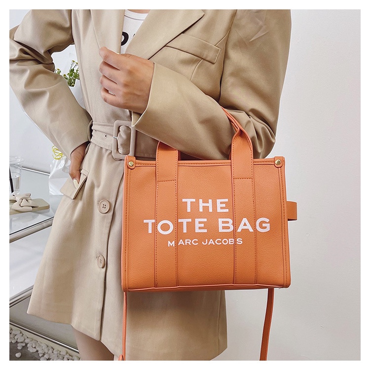 Túi Tote Đeo Vai In Chữ Đơn Giản Thời Trang
