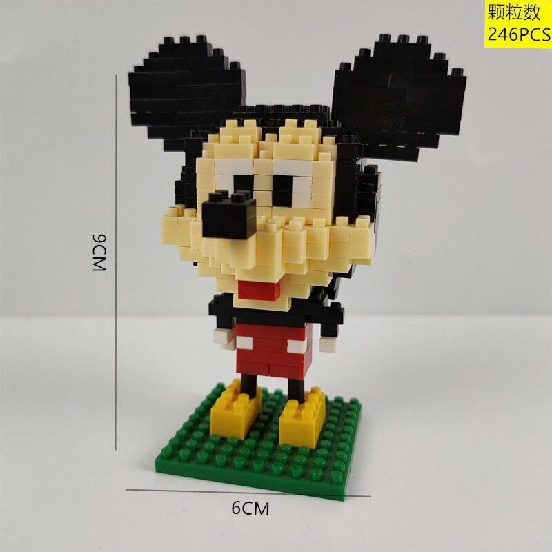 SẴN Lego xếp hình tự lắp ráp mô hình Mickey Minnie Donald duck Goofy