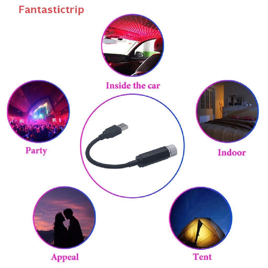 Đèn LED Chiếu Hình Bầu Trời Sao Lãng Mạn 5V Sạc USB Mới