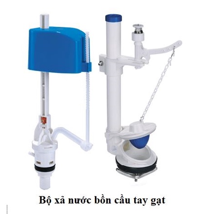 Bộ xả bàn cầu (két nước bồn cầu) tay gạt dùng cho tất cả các bồn cầu tay gạt Hùng Anh- Bh 12 tháng