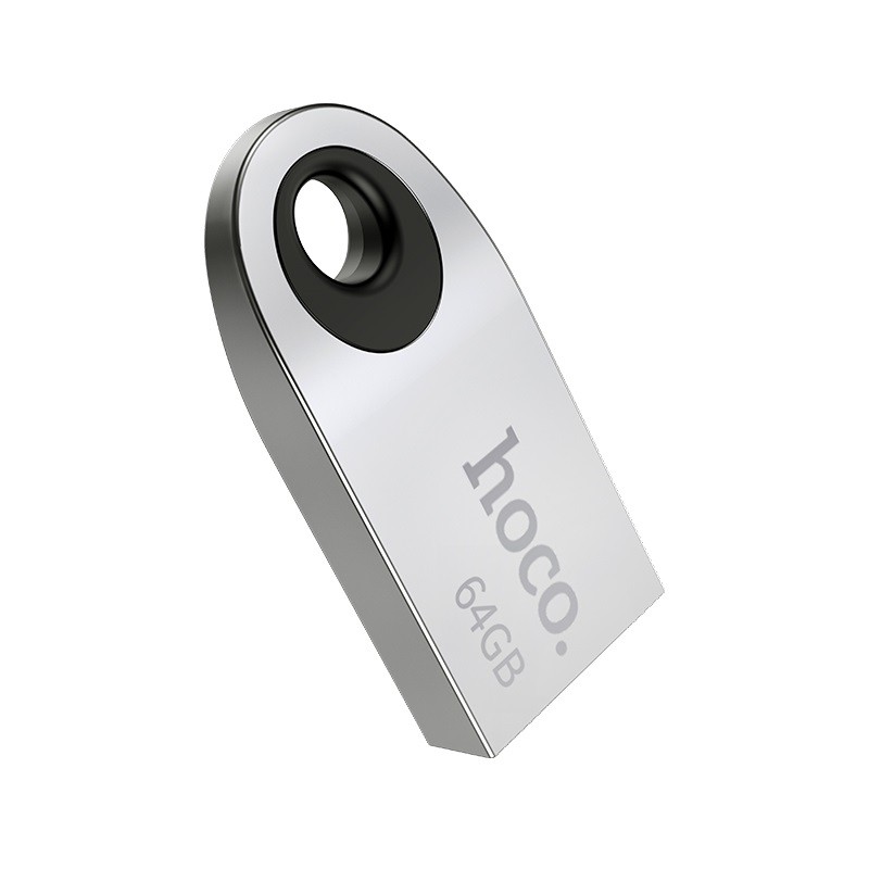 USB 2.0 HOCO UD9 Insightful 8GB / 16GB / 32GB / 64GB - Vỏ kim loại cực đẹp (Bạc) - Hãng phân phối