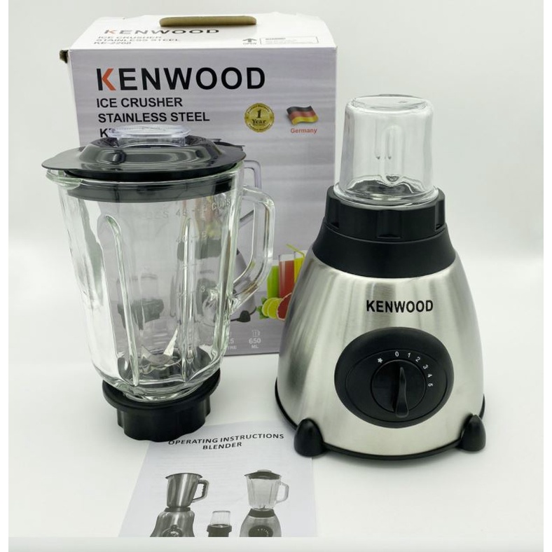 [Mã ELHA22 giảm 5% đơn 300K] Máy Xay Sinh Tố KENWOOD 2 Cối Thủy Tinh Đa Năng (Bảo hành 6 tháng)