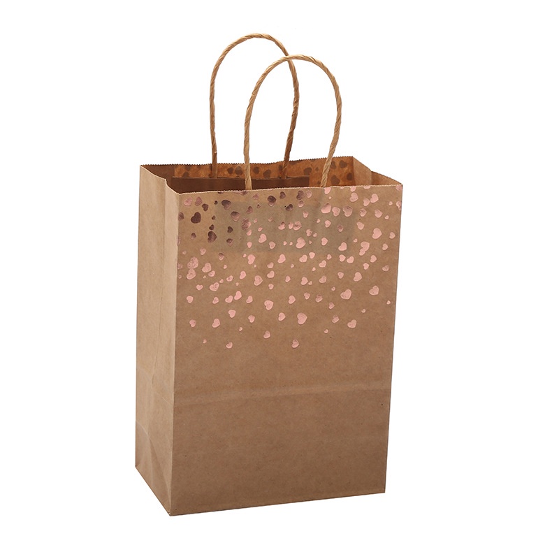 Túi Giấy Kraft Đựng Kẹo Trang Trí Tiệc Sinh Nhật/Tiệc Cưới 21*15*8cm