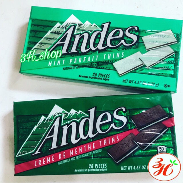 Sô cô la Andes thanh 28 viên - Mỹ