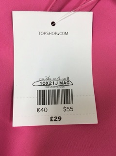 Đầm hai dây Topshop