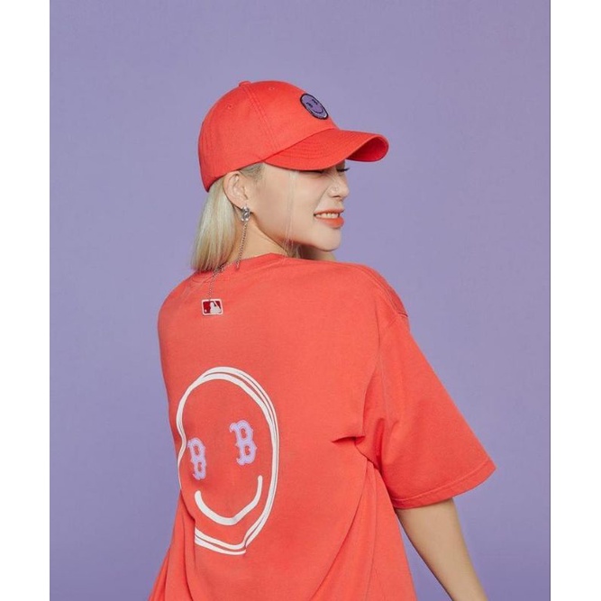 Áo đôi T shirt n.nữ MIb NY Boston mặt cười hàng cotton FULL TAG MIb