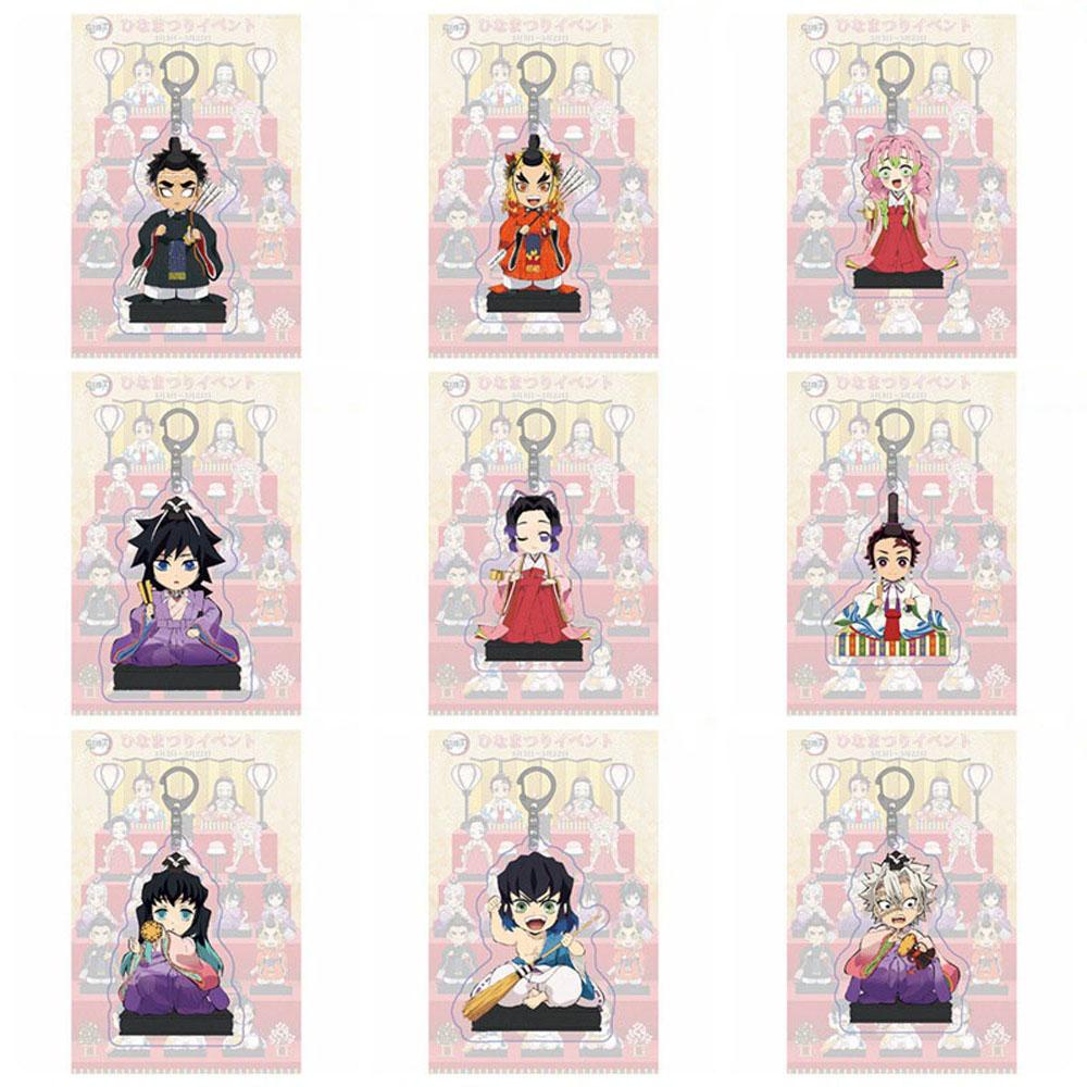Móc Khóa Mô Hình Nhân Vật Nezuko Zenitsu Trong Demon Slayer 15H
