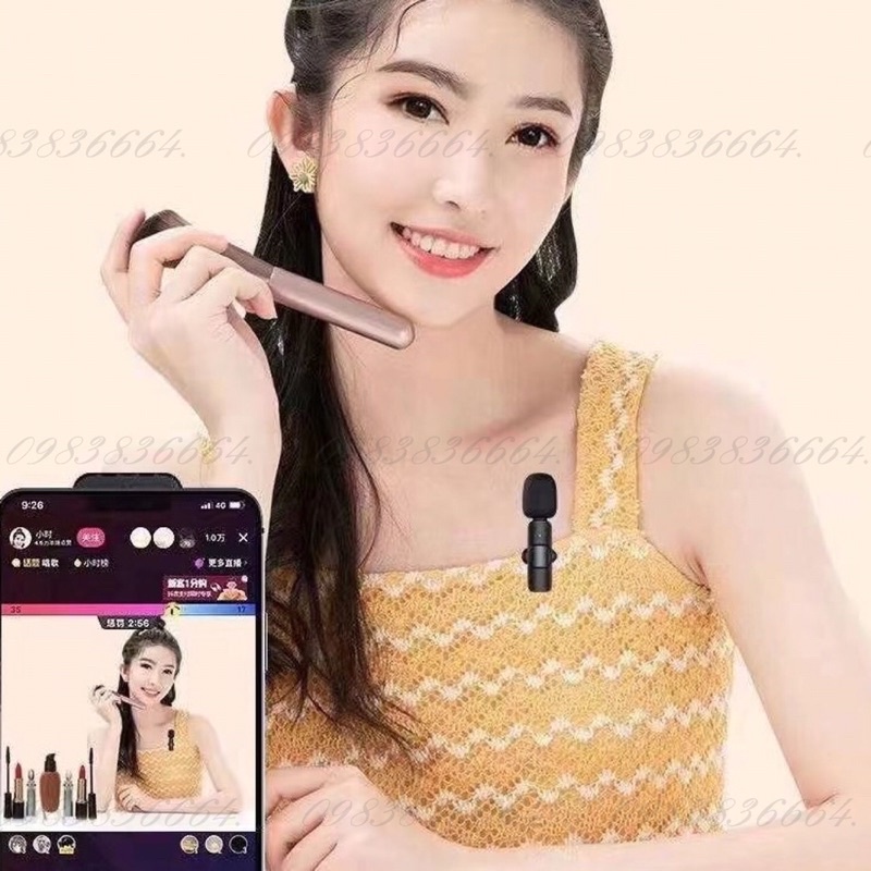 [Freship] Mic thu âm cài áo hàng cao cấp hỗ trợ quay video tiktok, livestream bán hàng BH12T