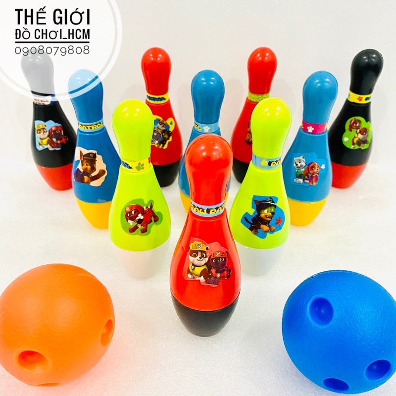 [HOT-MỚI] Đồ chơi bowling mini gồm 10 ki và 2 quả bóng ném dành cho bé luyện sự khéo léo tinh mắt.