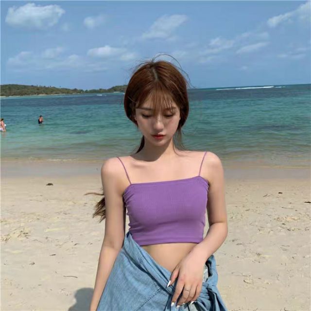 Áo 2 dây bún thun gân - entyty shop