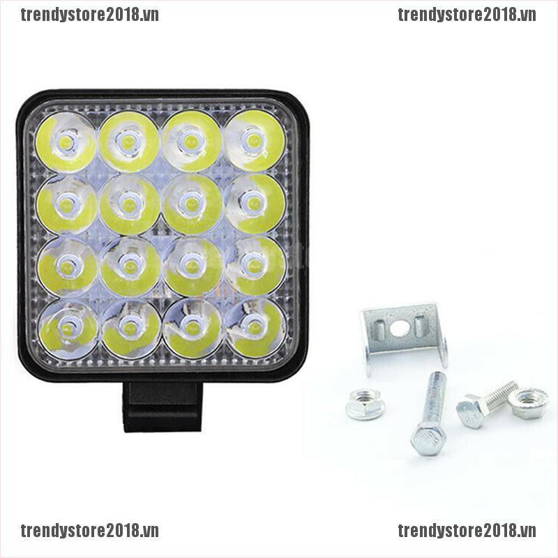 Đèn Led ChốNg Sương Mù 48W 16LED 12V / 24V Cho Xe Hơi