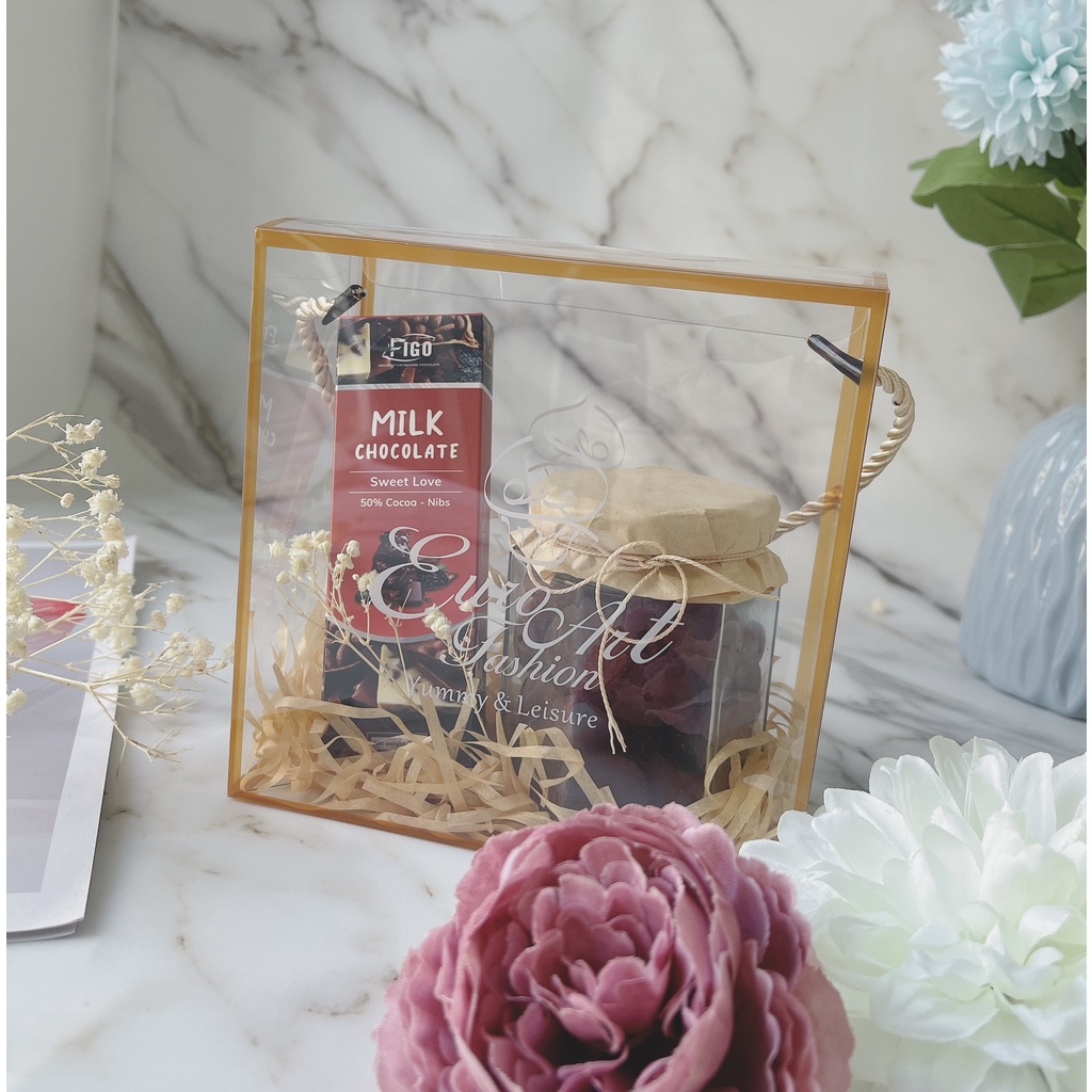 Hộp Quà Tặng Socola Tặng Người Yêu Gồm 2 Loại Socola, Quà Tặng Valentine,8/3, 20/10 Ý Nghĩa - Quà Tặng Trang Trần