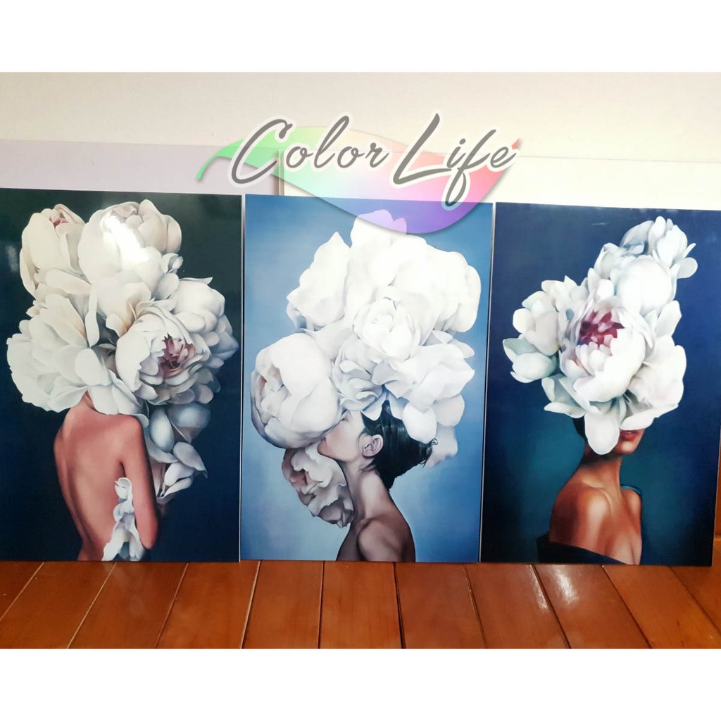 BỘ TRANH TREO TƯỜNG DECOR PHÒNG KHÁCH TRANG TRÍ SPA NHÀ CỬA (KT: 40*60*3)-FLSPA4- MOKOSA | BigBuy360 - bigbuy360.vn