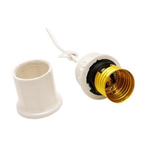 Đui đèn kín nước ngoài trời E27 trắng, đen giá siêu rẻ