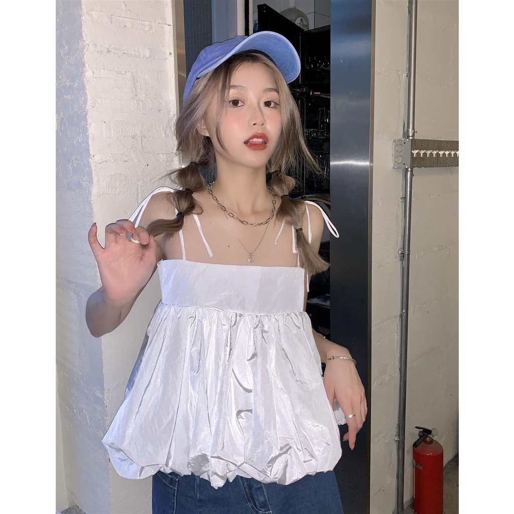 Áo Hai Dây Thời Trang Mùa Hè 2021 Cho Nữ