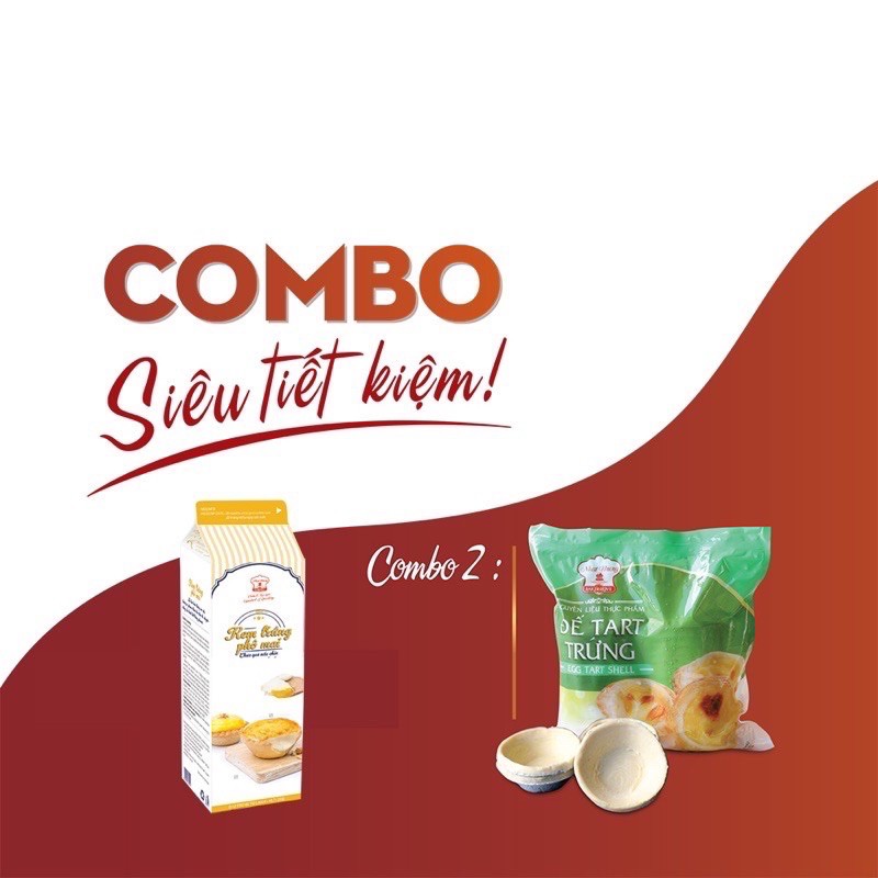 Đế bánh tart trứng và kem trứng