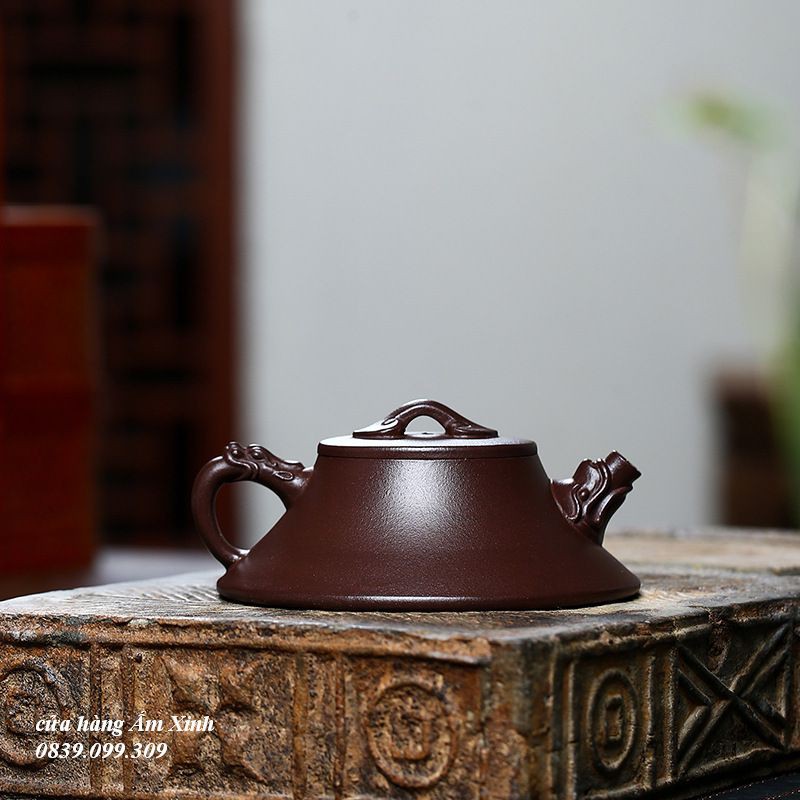 Ấm Tử Sa Nghi Hưng Long Trình Như Ý 150 ml (Lão Tử Nê)