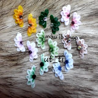hoa bột mã 02- trang trí móng nail