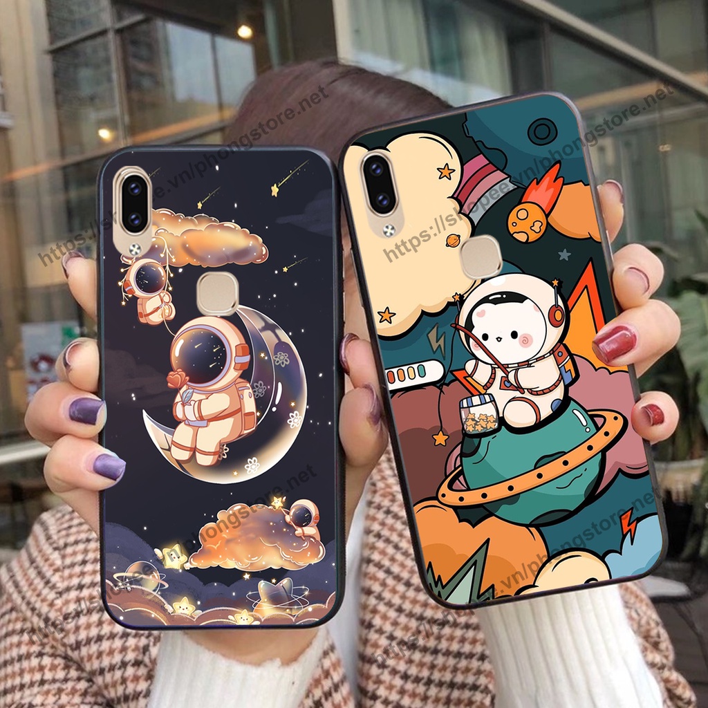 Ốp lưng Vivo V11 / V11i / Y85 / V9 / Y91 / Y95 vũ trụ phi hành gia cực hot siêu cute-rẻ-bền