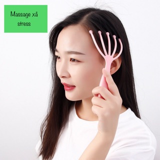 Cây massage đầu xả stress